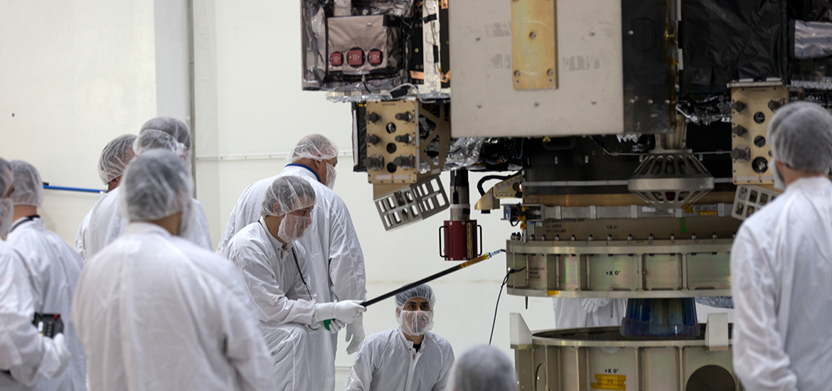 GOES-S Move to Workstand; Transition into Highbay