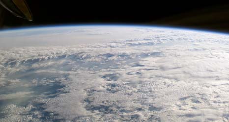 Heavy Cloud Cover Witnessed by STS-107 Crew