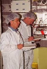 Ilan Ramon and David Brown 1