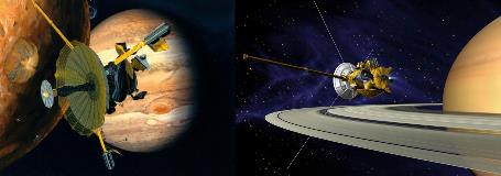 Galileo and Cassini