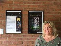 Lisa Cutler, Goddard Space Flight Center's safety education and outreach coordinator, placed a framed Safety Culture poster next to the updated OSHA posters in all Goddard buildings.