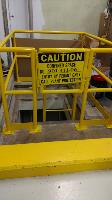 Proper signage and barricade for confined space