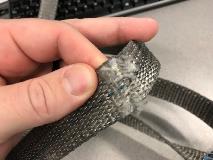 Steve Gauss, a Goddard Space Flight Center integration engineer, noticed a synthetic web sling with abrasions and decided to pull it from service and return it to the center Lifting Devices and Equipment Manager.