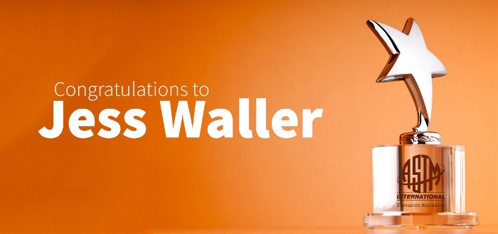 Congratulations to Jess Waller