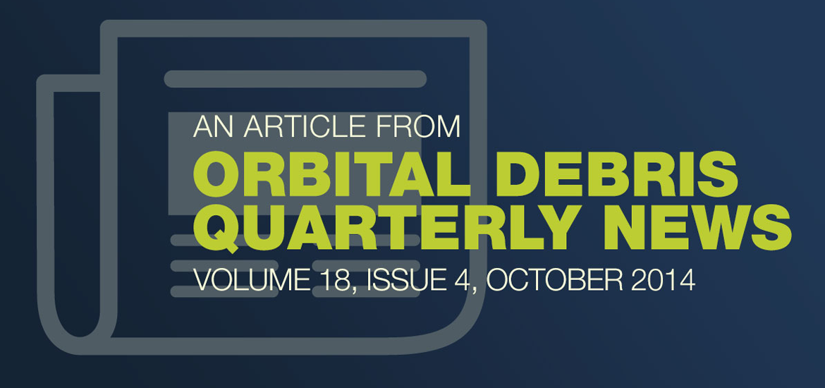 Orbital Debris Quarterly News October 2014