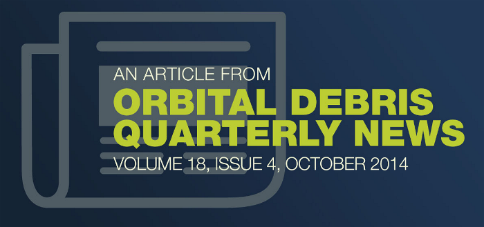 Orbital Debris Quarterly News October 2014