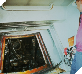 Command Module After Fire