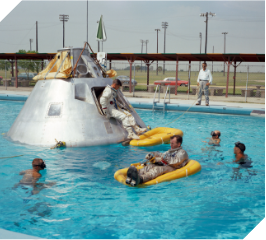 Astronauts Participating in Training Exercise