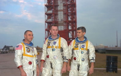 Grissom, White and Chaffee on Launchpad
