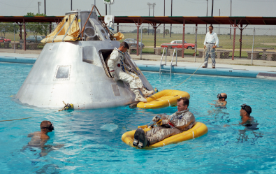Astronauts Participating in Testing Exercise